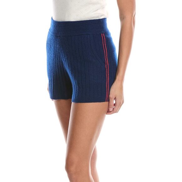 No Name Womens Noname Indigo Cashmere Short, Blue - Picture 1 of 4